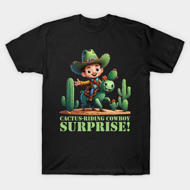 cowboy cactus riding T-Shirt by AOAOCreation